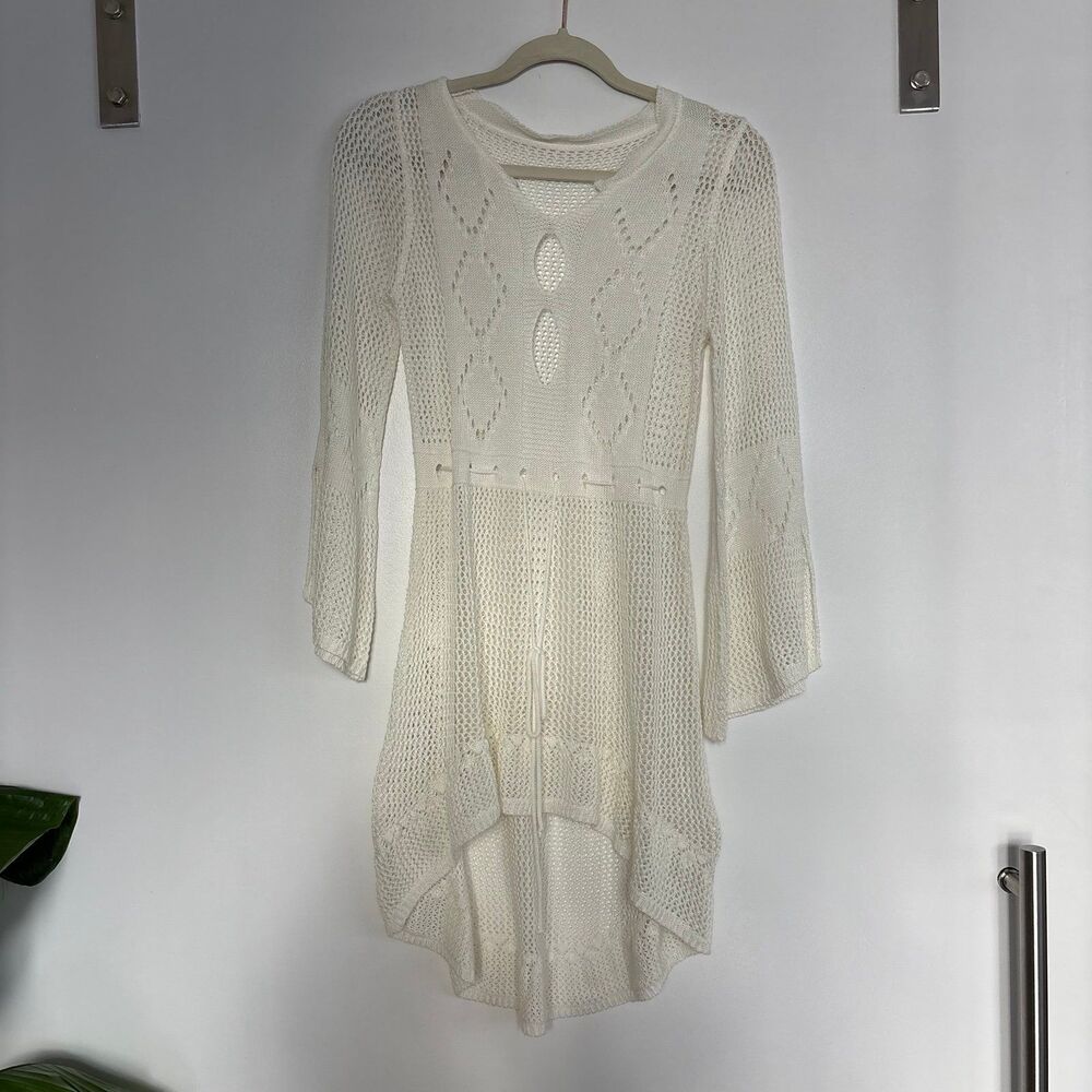 Knit swim coverup
